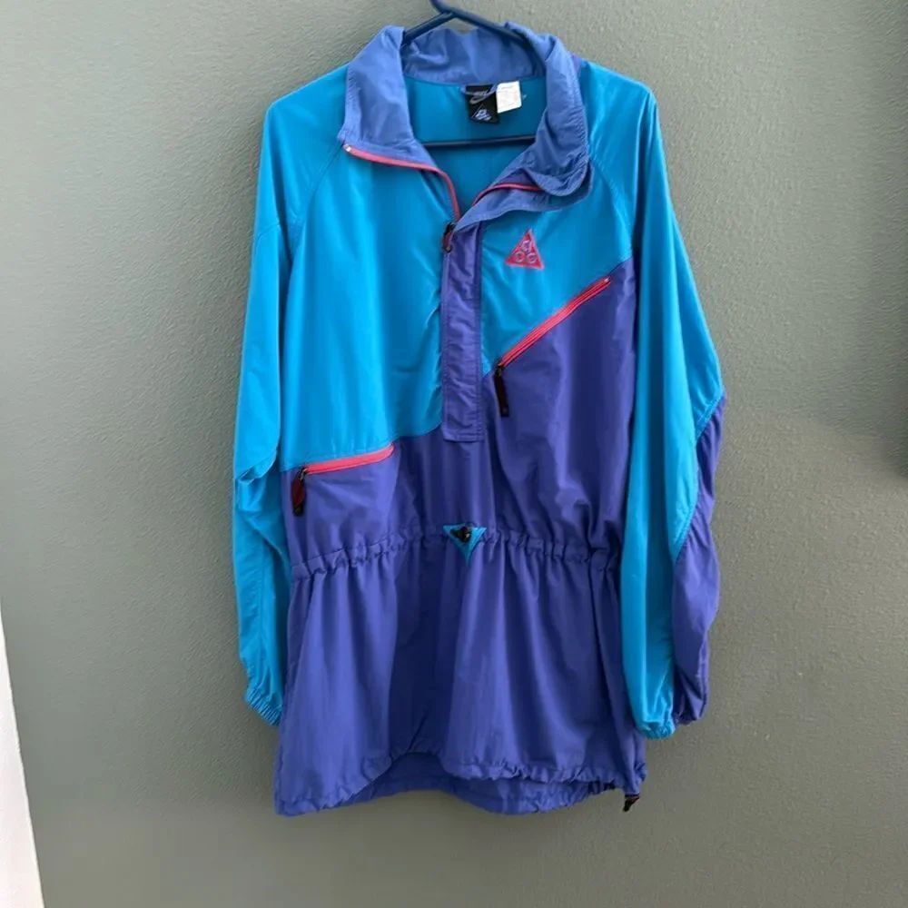 Vintage Nike ACG Multicolor Half Zip Pullover Jacket Mens XL Colorblock
